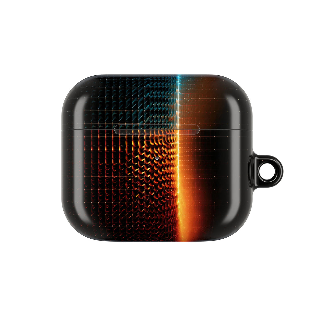 Luminous Refraction Grid · Hard Case for AirPods & AirPods Pro · Black