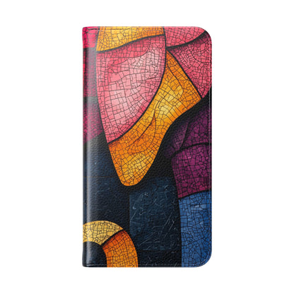 Blue Mosaic Elephant - Samsung S23+ Case - Wallet