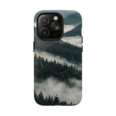 Misty Pine Peaks · Tough+ Phone Case for iPhone · Magsafe