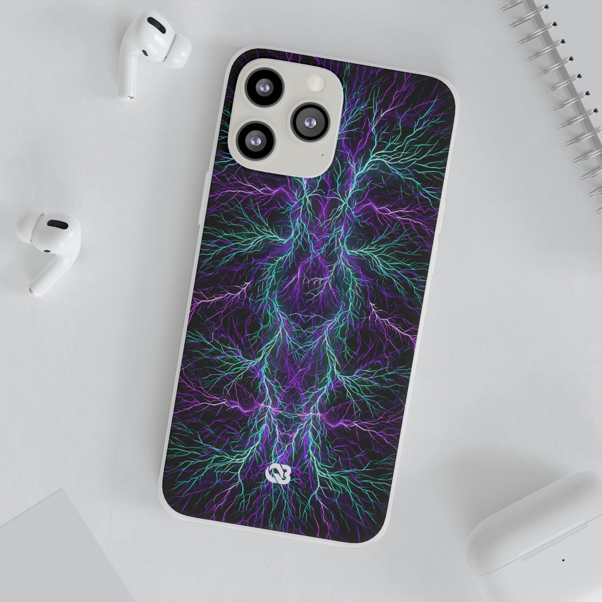 Electric Plasma Arbor · Lite Phone Case for iPhone ·  Purple