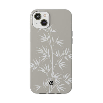 Beige Lite Phone Case for iPhone - Sandstone Bamboo Stalks