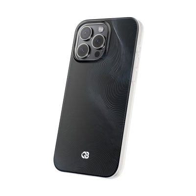 Black Lite Phone Case for iPhone - Obsidian Ridge Flux