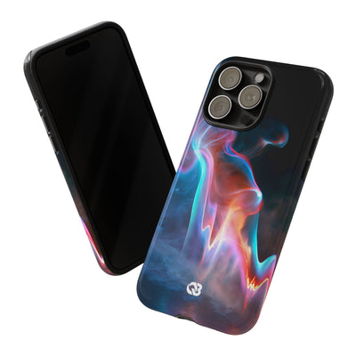 Neon Waveform · Tough Phone Case for iPhone · Black