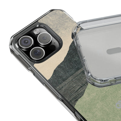 Green Impact MagSafe Phone Case for iPhone - Moss Ridge Grain