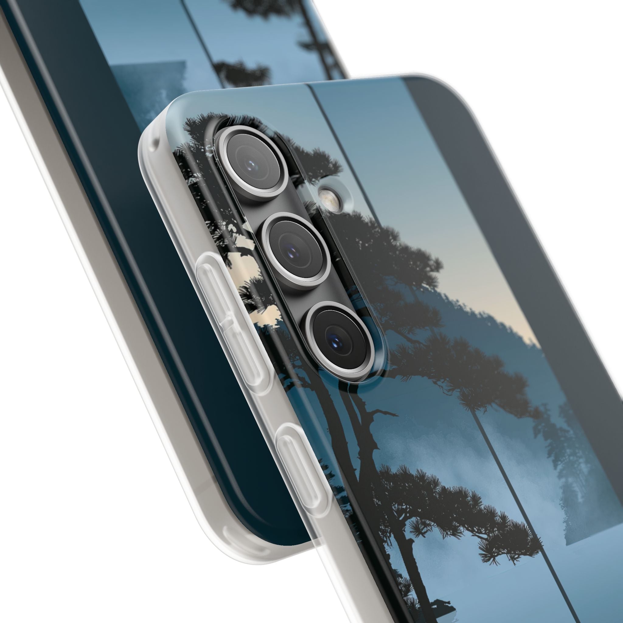 Blue Lite Phone Case for Samsung - Kyoto Mist Pine