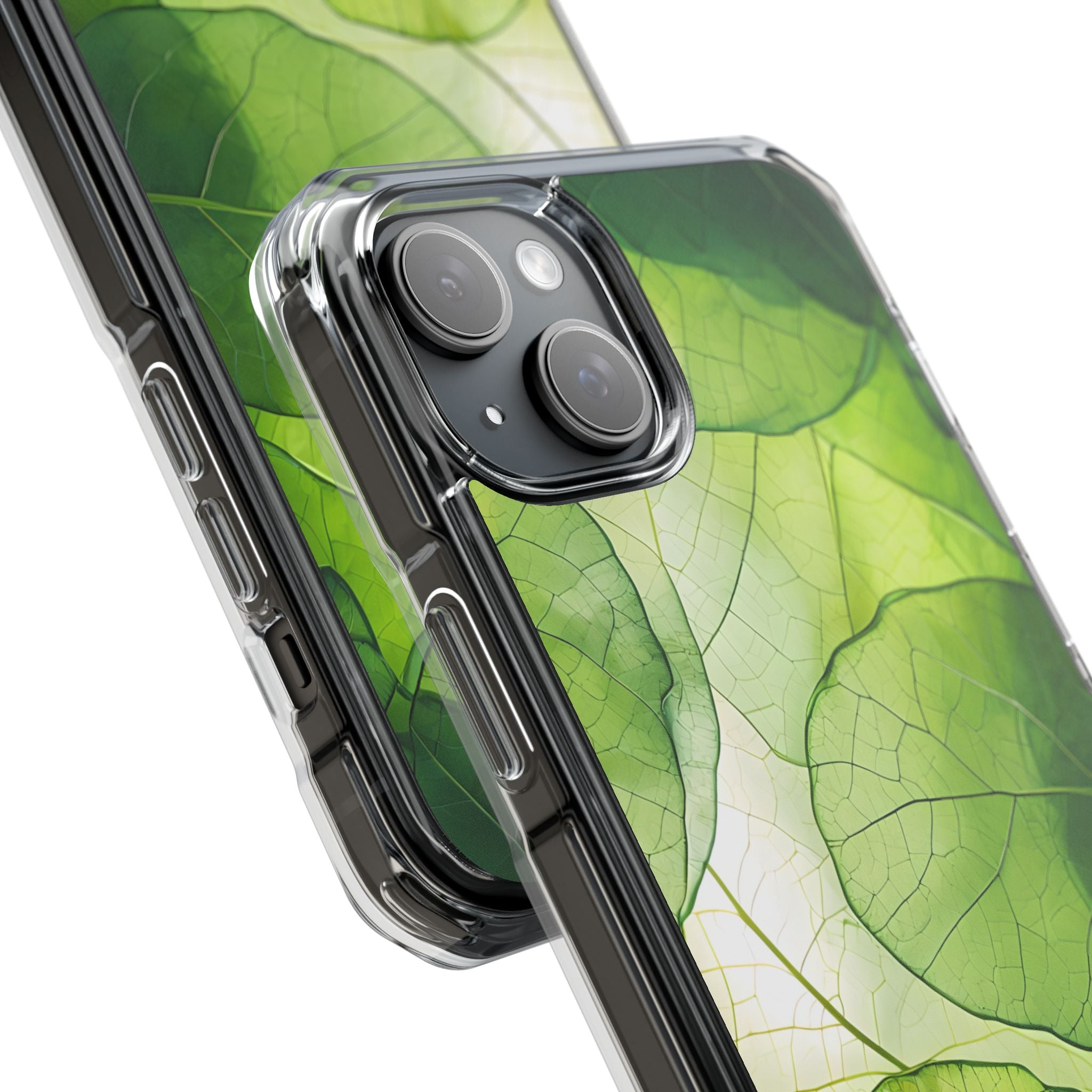 Emerald Leaf Veins · Impact Phone Case for iPhone · Magsafe