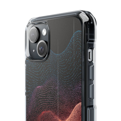 Spectral Elevation · Clear Impact Magnetic Phone Case for iPhone · Orange