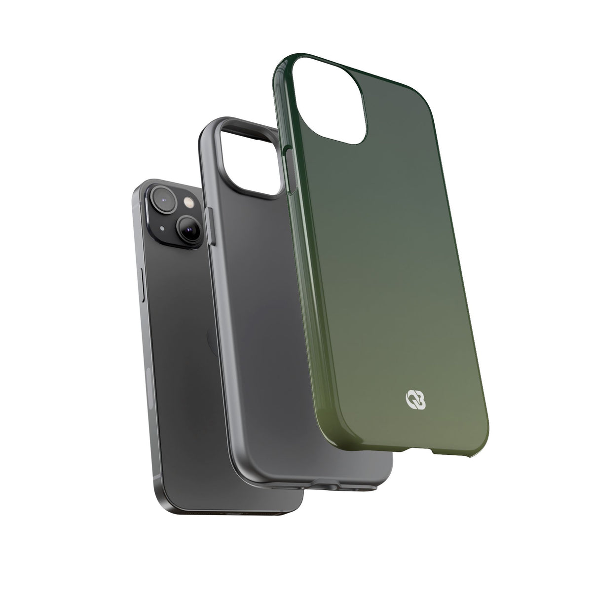 Evergreen Gradient · Tough Phone Case for iPhone · Green