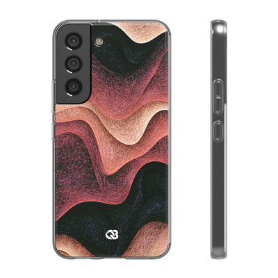 Rose Contour Waves · Lite Phone Case for Samsung · Pink