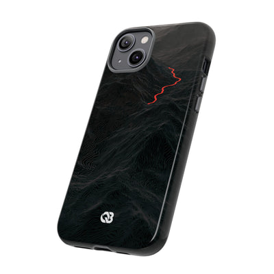 Crimson Ridge Pass · Tough Phone Case for iPhone · Black
