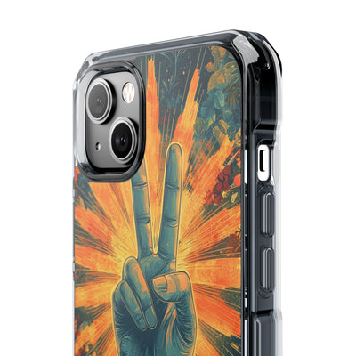 Radiant Peace Bloom · Impact etui na telefon dla iPhone · MagSafe