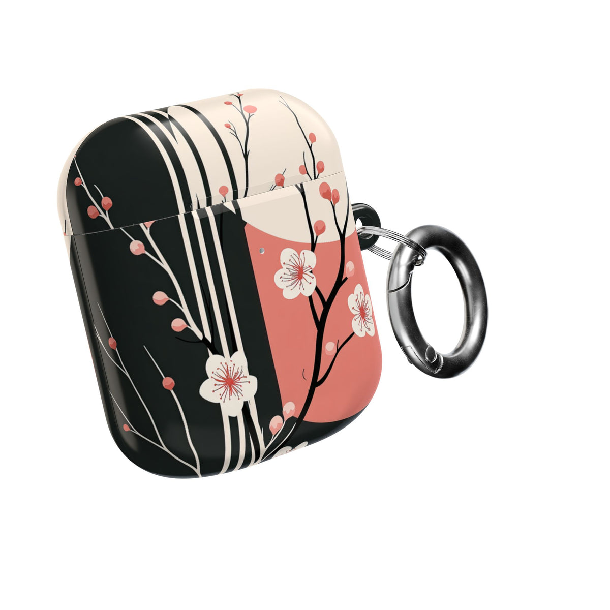 Nocturne Sakura Branch · Hard Case for AirPods & AirPods Pro · Black