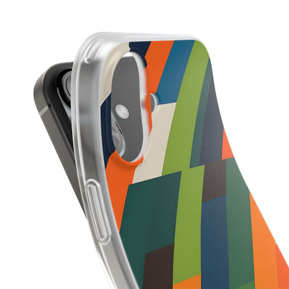 Diagonal Blaze iPhone 16 Case - Soft