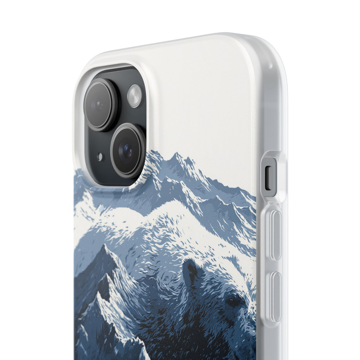 Fjord Summit Bear · Lite Phone Case for iPhone ·  Blue