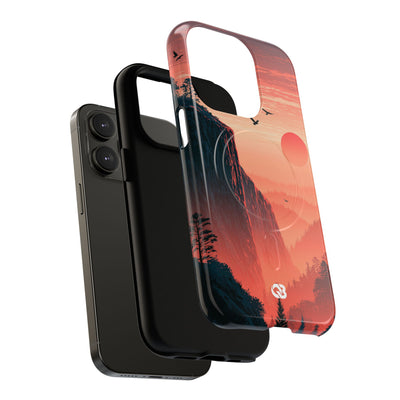 Orange Tough 2.0 Magsafe Phone Case for iPhone - Crimson Ridge Flight