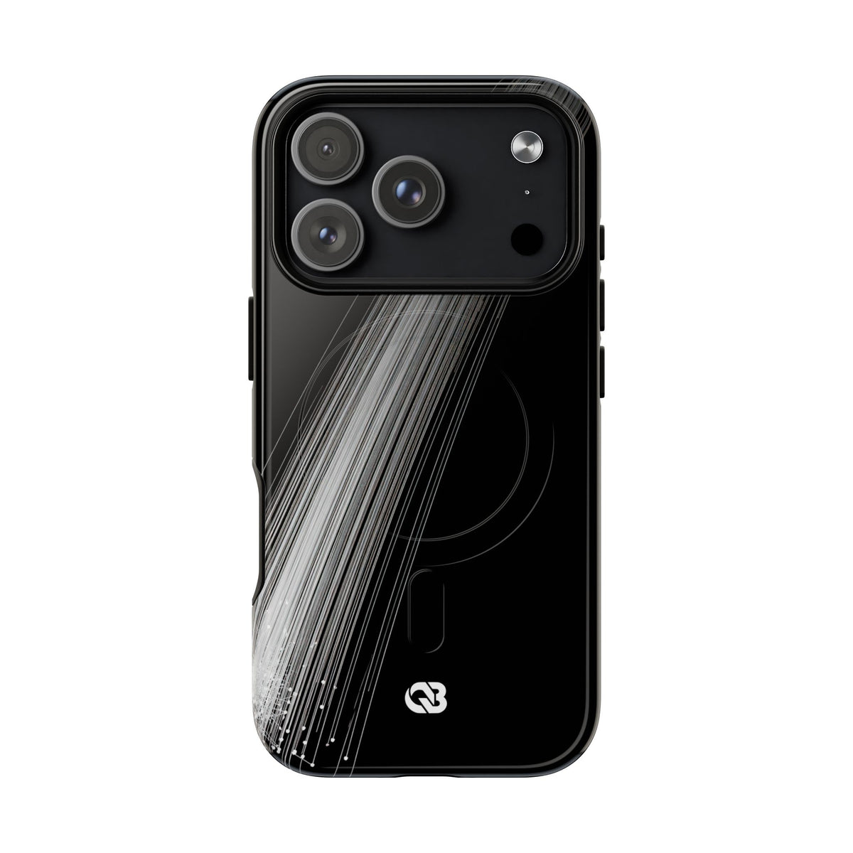 Kinetic Ray Convergence · Tough 2.0 Magnetic Phone Case for iPhone · Black