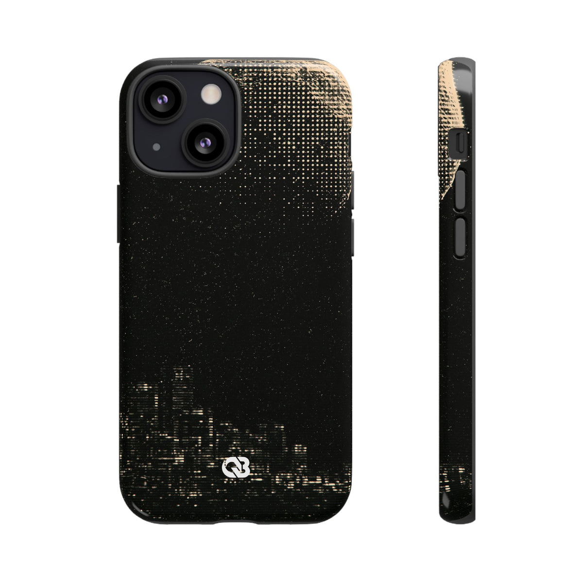 Lunar Metropolis Nocturne · Tough Phone Case for iPhone · Black