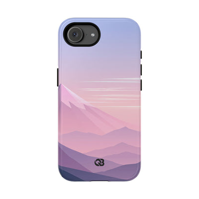 Alpine Twilight · Tough Phone Case for iPhone · Pink