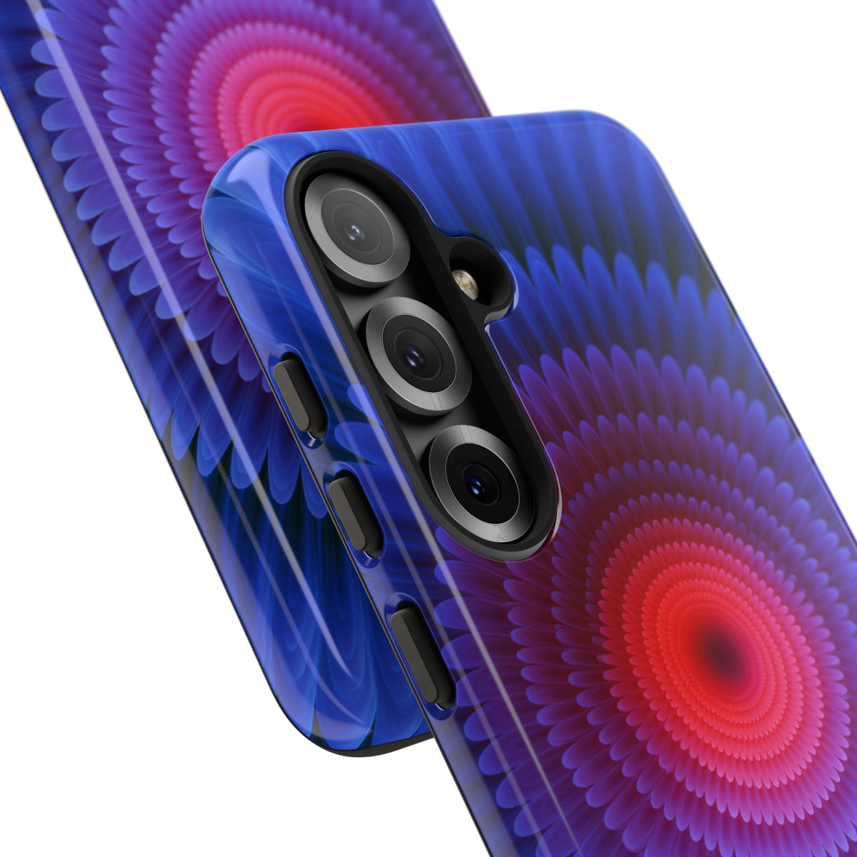 Radial Spectrum Bloom · Tough Phone Case for Samsung · Blue