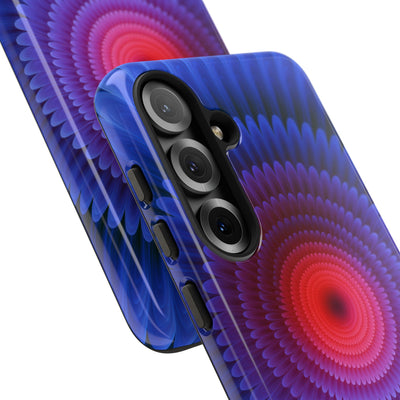 Radial Spectrum Bloom · Tough Phone Case for Samsung · Blue