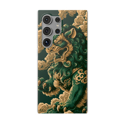 Imperial Guardian Lion · Lite Phone Case for Samsung · Green