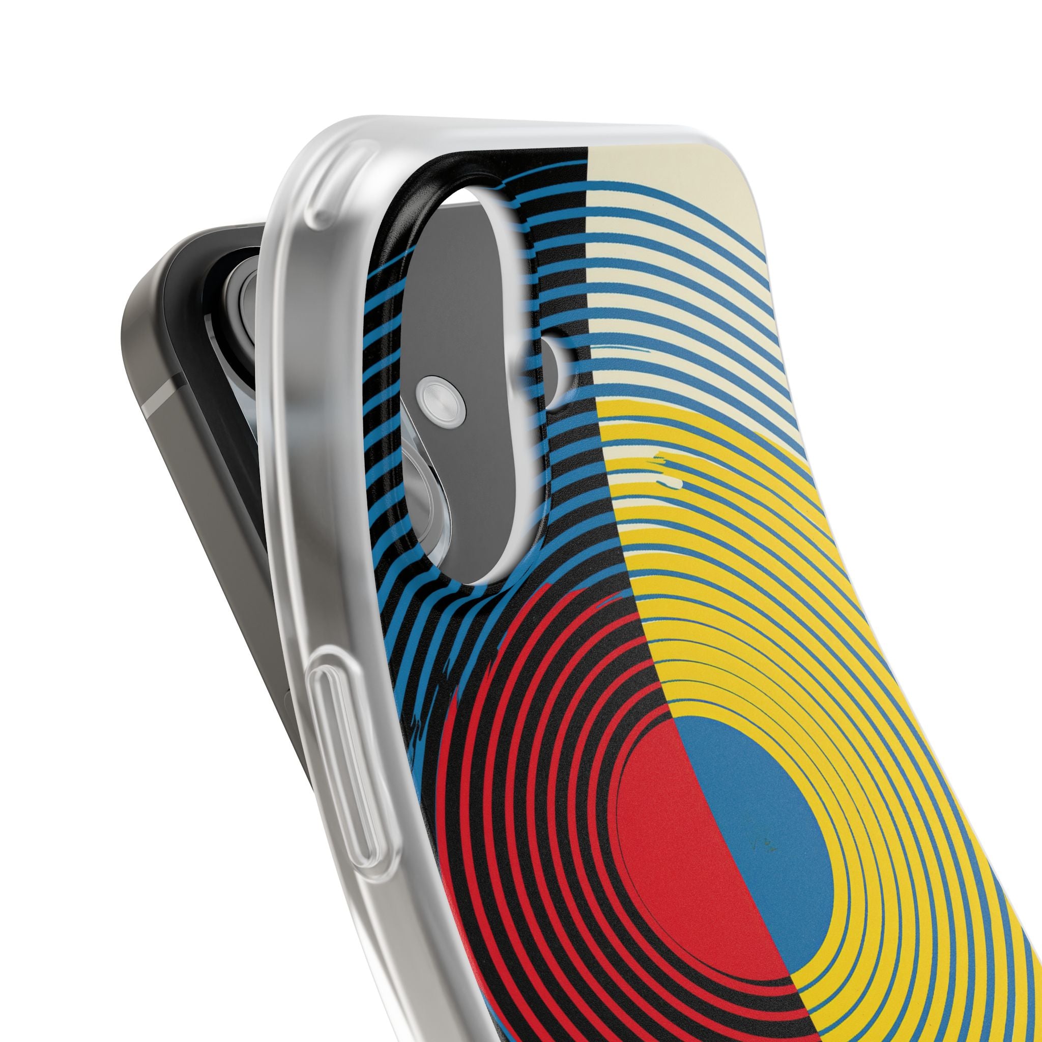 Blue Lite Phone Case for iPhone - Primary Circuit Orbit