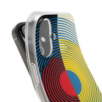 Blue Lite Phone Case for iPhone - Primary Circuit Orbit