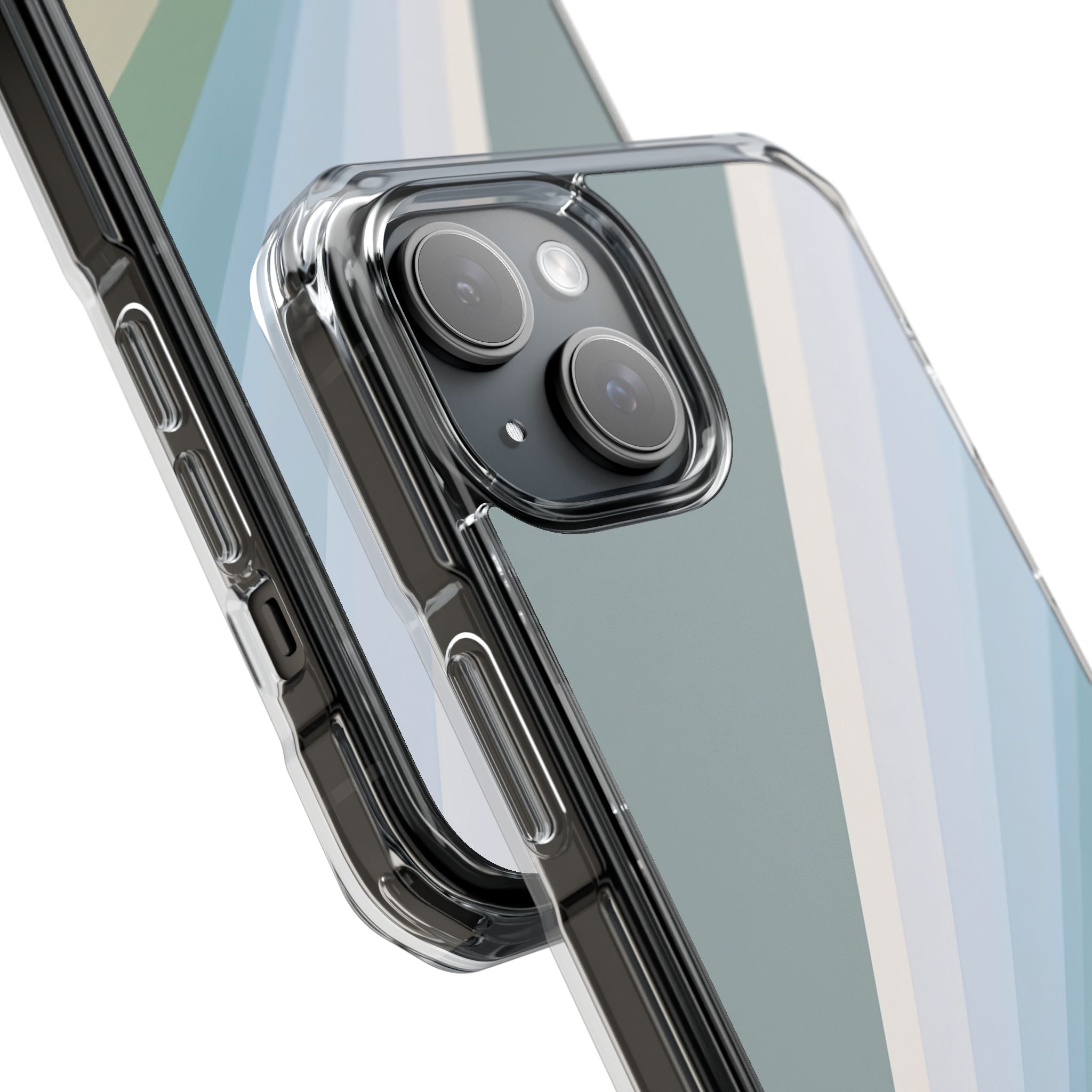 Green Impact MagSafe Phone Case for iPhone - Sage Prism Beam