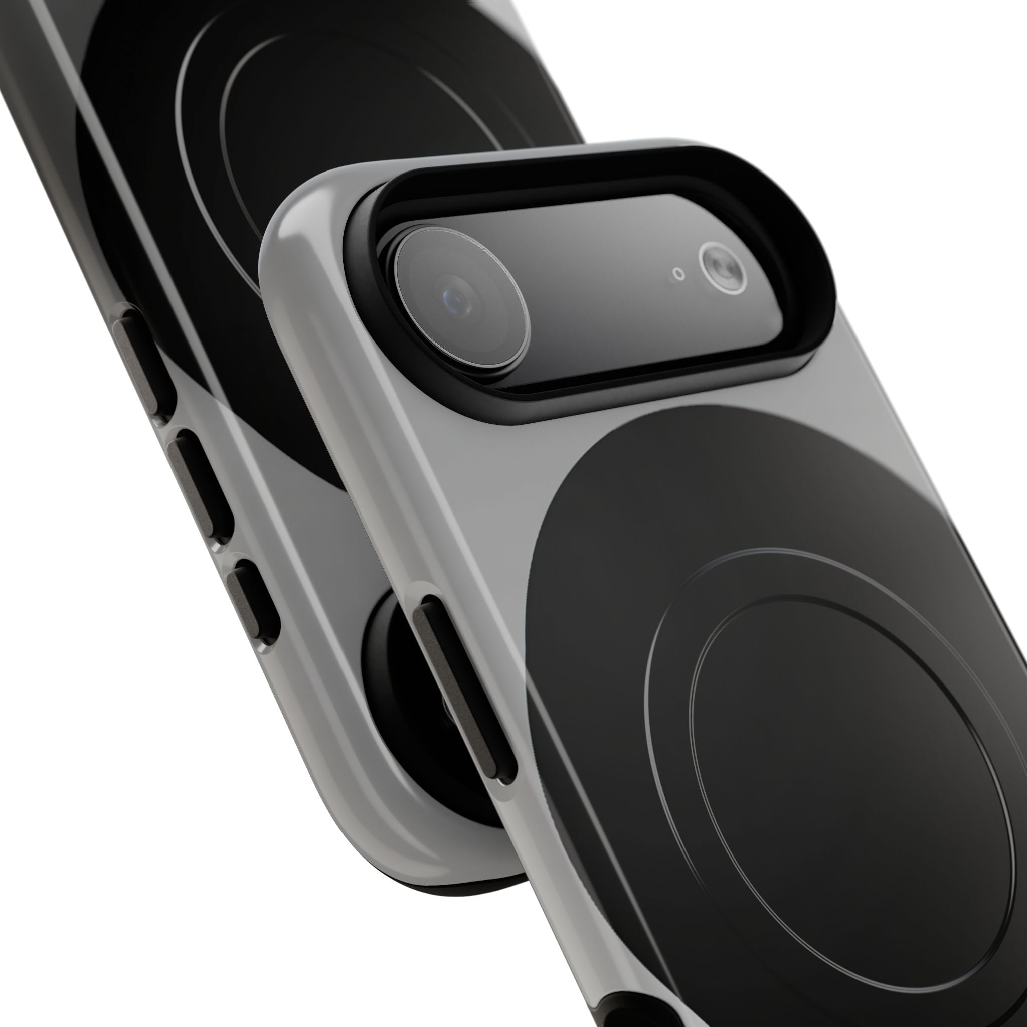 Grey Tough 2.0 Magsafe Phone Case for iPhone - Matte Onyx Sphere