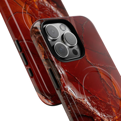 Amber Embrace · Tough 2.0 Magnetic Phone Case for iPhone · Brown