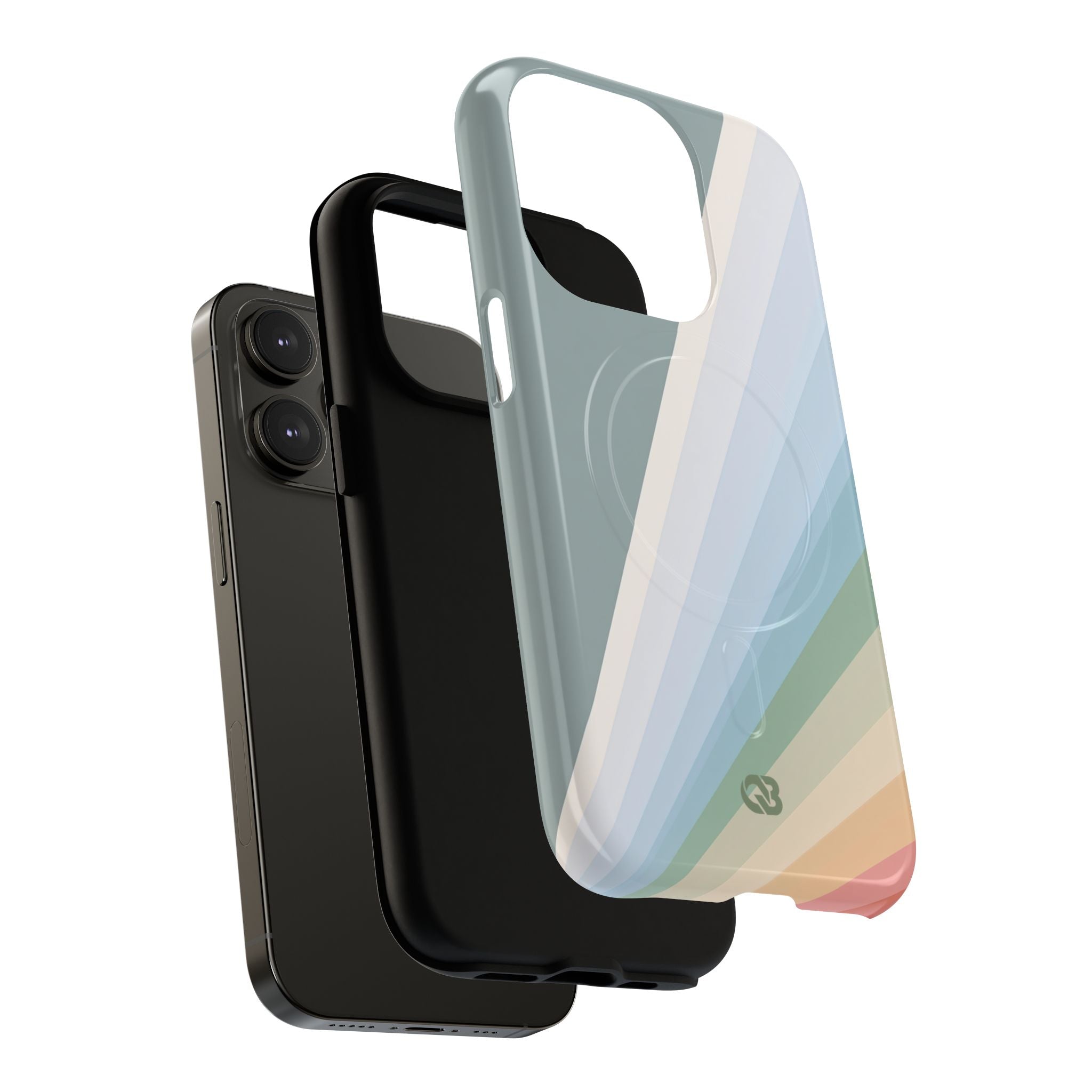 Green Tough 2.0 Magsafe Phone Case for iPhone - Sage Prism Beam