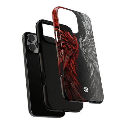 Split Crimson Wing · Tough Phone Case for iPhone