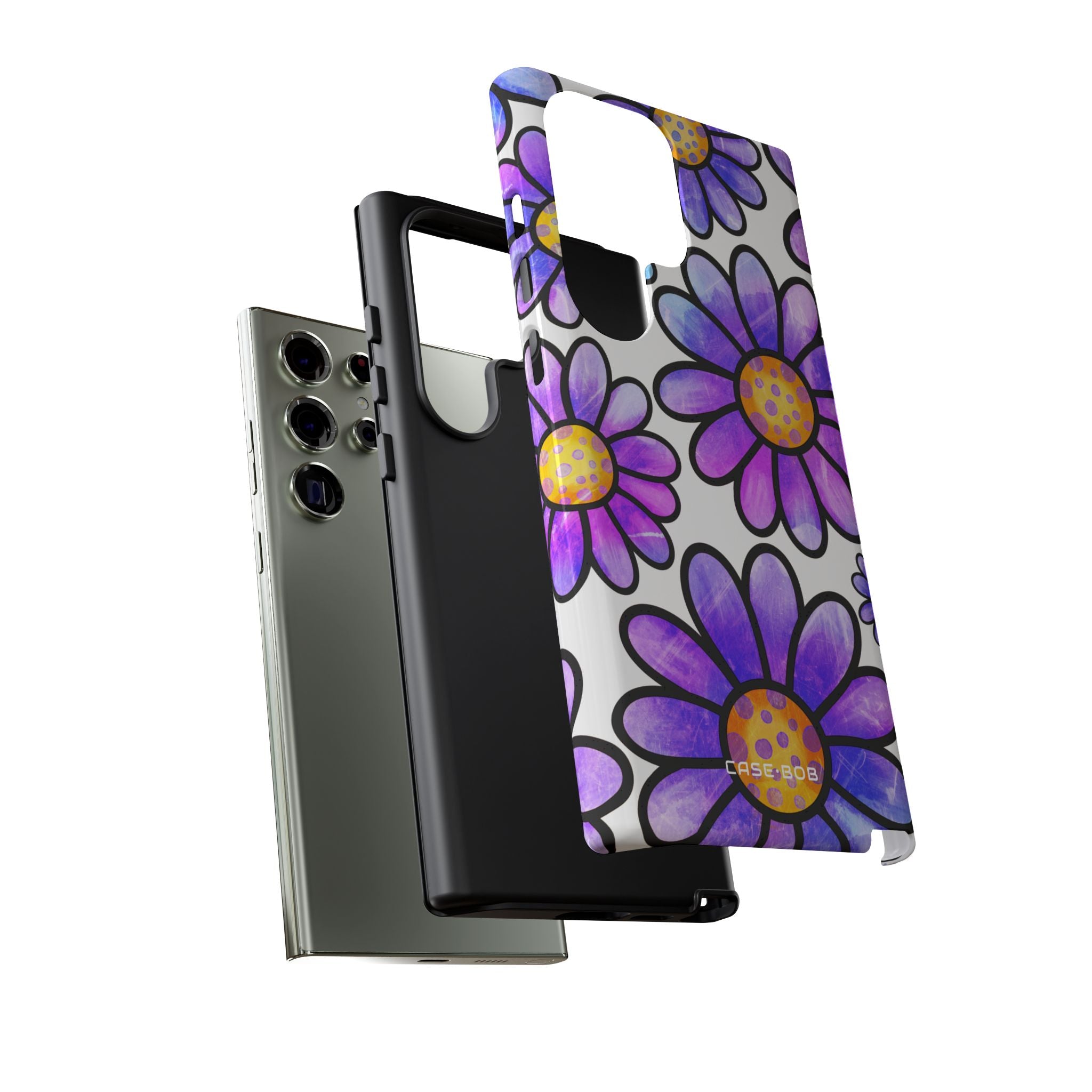 Polka Dot Blooms Samsung S23 Ultra Case - Tough