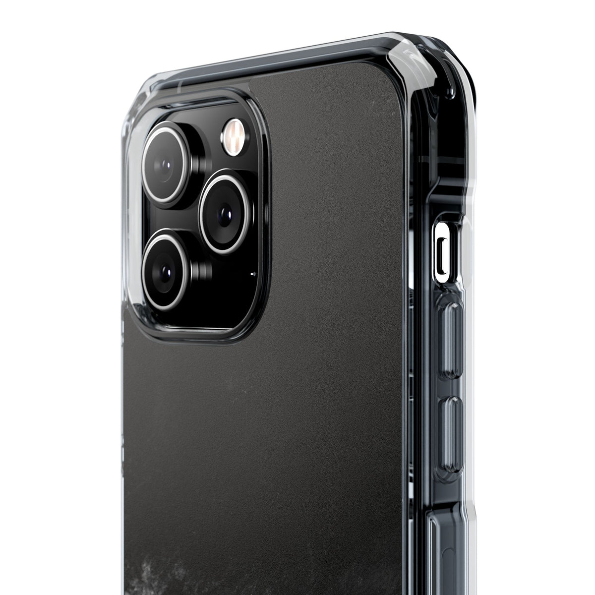 Crimson Void · Clear Impact Magnetic Phone Case for iPhone ·  Black