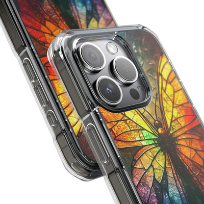 Stained Glass Butterfly iPhone 15 Pro Skal - Impact
