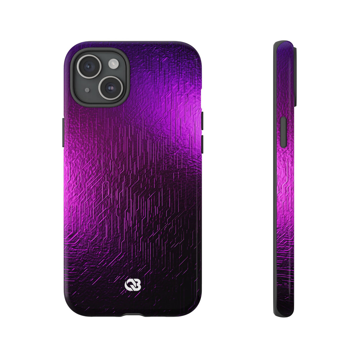 Violet Cyber Circuit · Tough Phone Case for iPhone · Purple