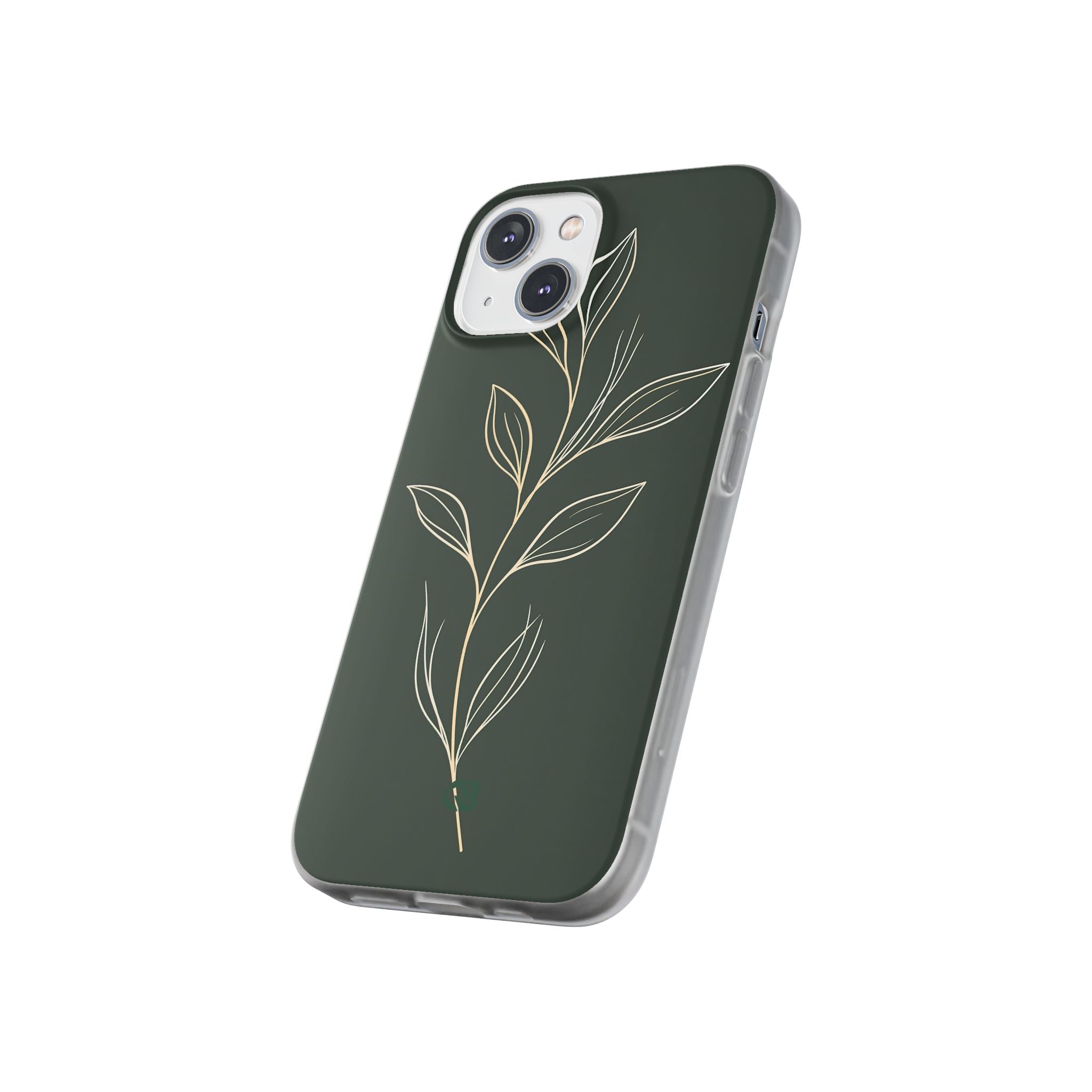 Green Lite Phone Case for iPhone - Deep Moss Willow