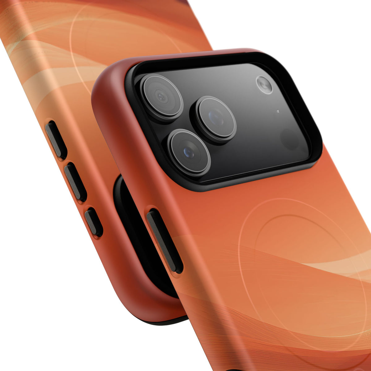 Orange Tough 2.0 Magnetic Phone Case for iPhone - Crimson Dune Gradient