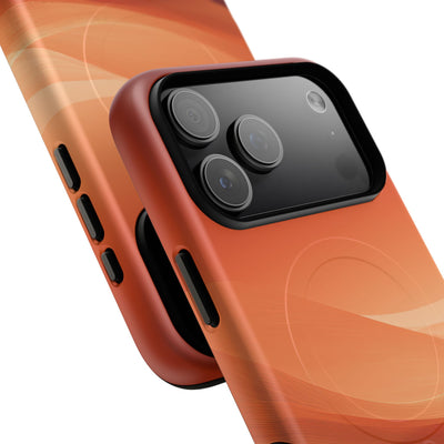 Orange Tough 2.0 Magnetic Phone Case for iPhone - Crimson Dune Gradient