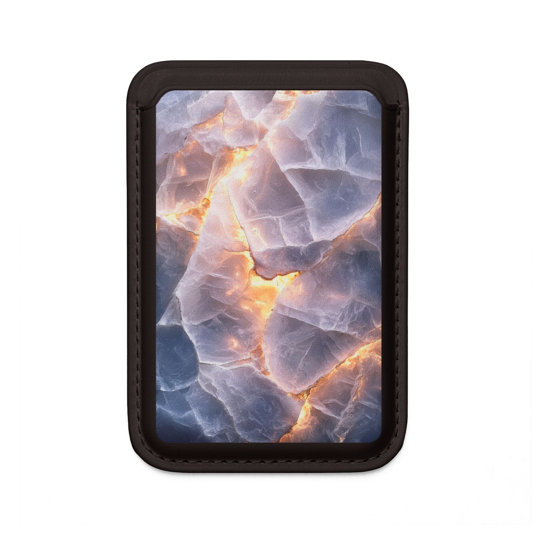 Crystal Veins Glow Wallet – MagSafe Ready