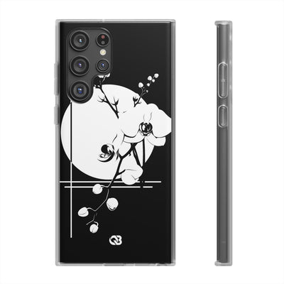 Black Lite Phone Case for Samsung - Lunar Orchid Grid