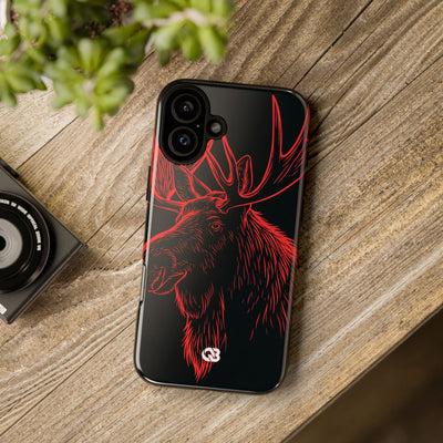 Nordic Elk · Tough Phone Case for iPhone · Black
