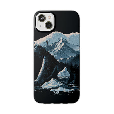 Nordic Arctic Bear · Lite Phone Case for iPhone ·  Black
