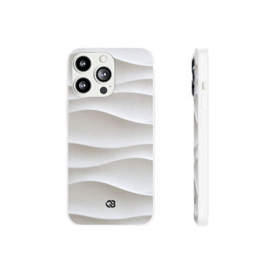 Sculpted Dune Relief · Lite Phone Case for iPhone ·  White