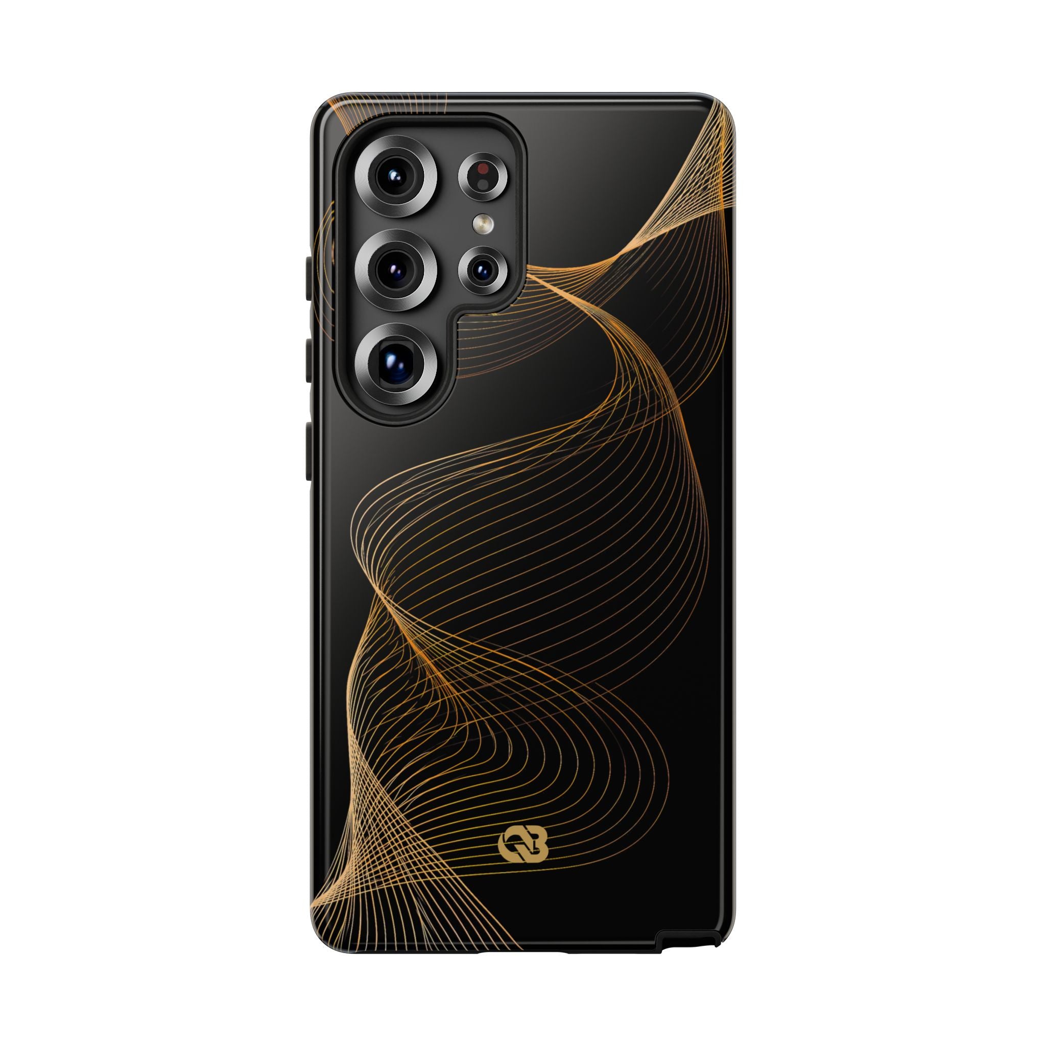 Gold Tough Phone Case for Samsung - Burnished Bronze Helix
