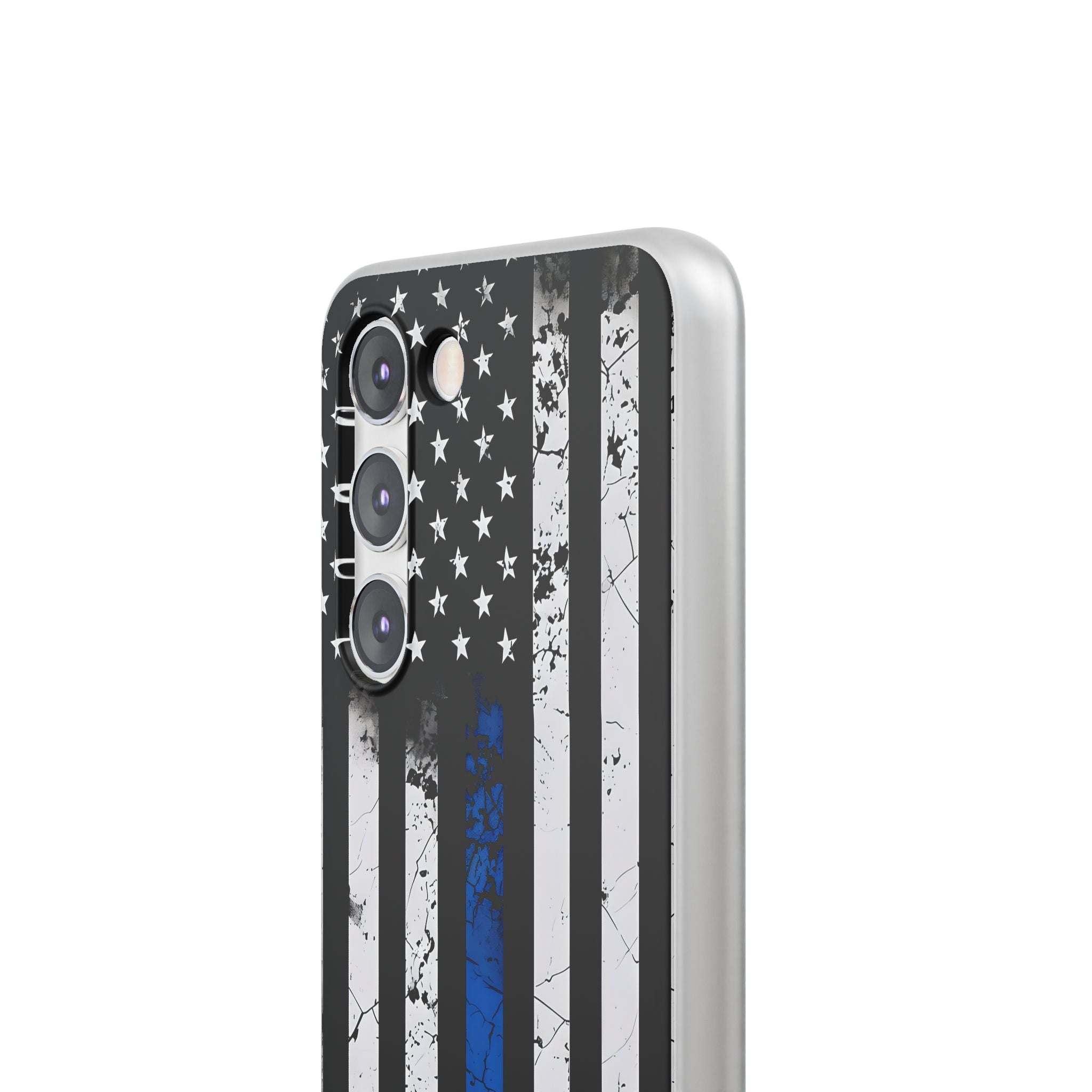 Gritty Cobalt Flag · Soft Handyhülle für Samsung