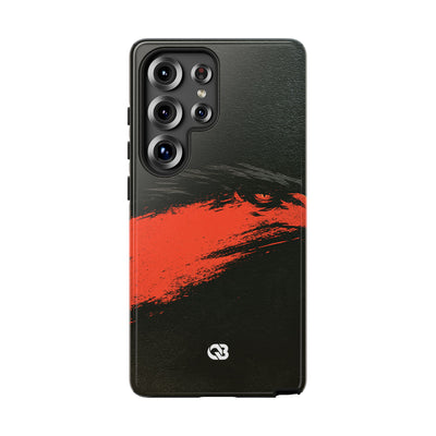 Crimson Raptor Noir · Tough Phone Case for Samsung · Black