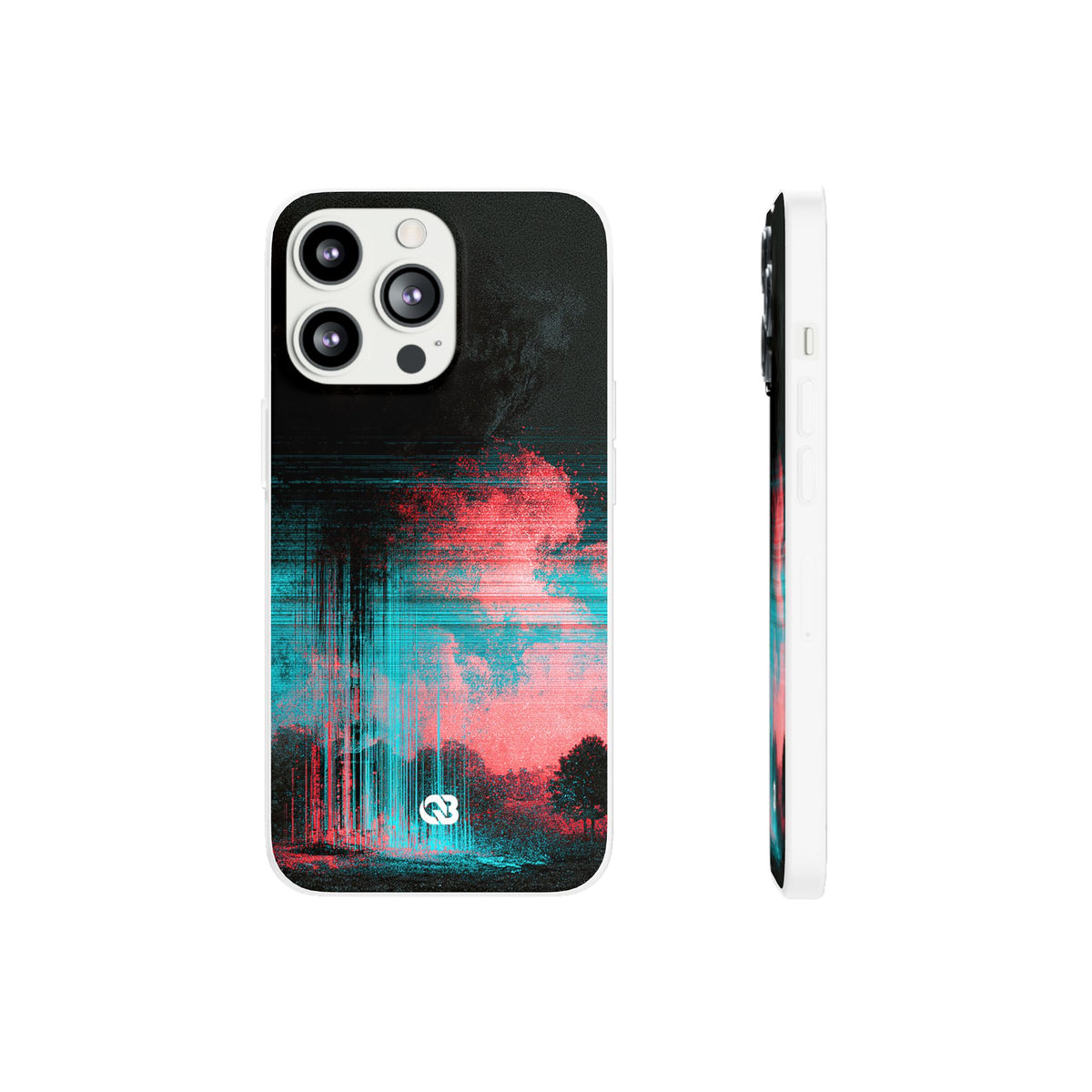 Digital Signal Drift · Lite Phone Case for iPhone ·  Black