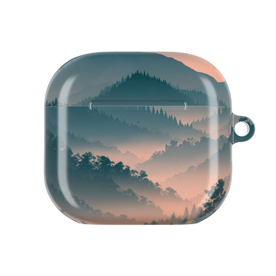 Misty Pine Summit · Hard Case for AirPods & AirPods Pro · Green
