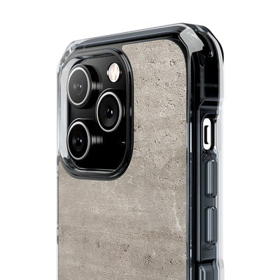 Grey Impact MagSafe Phone Case for iPhone - Brutalist Stone Grit